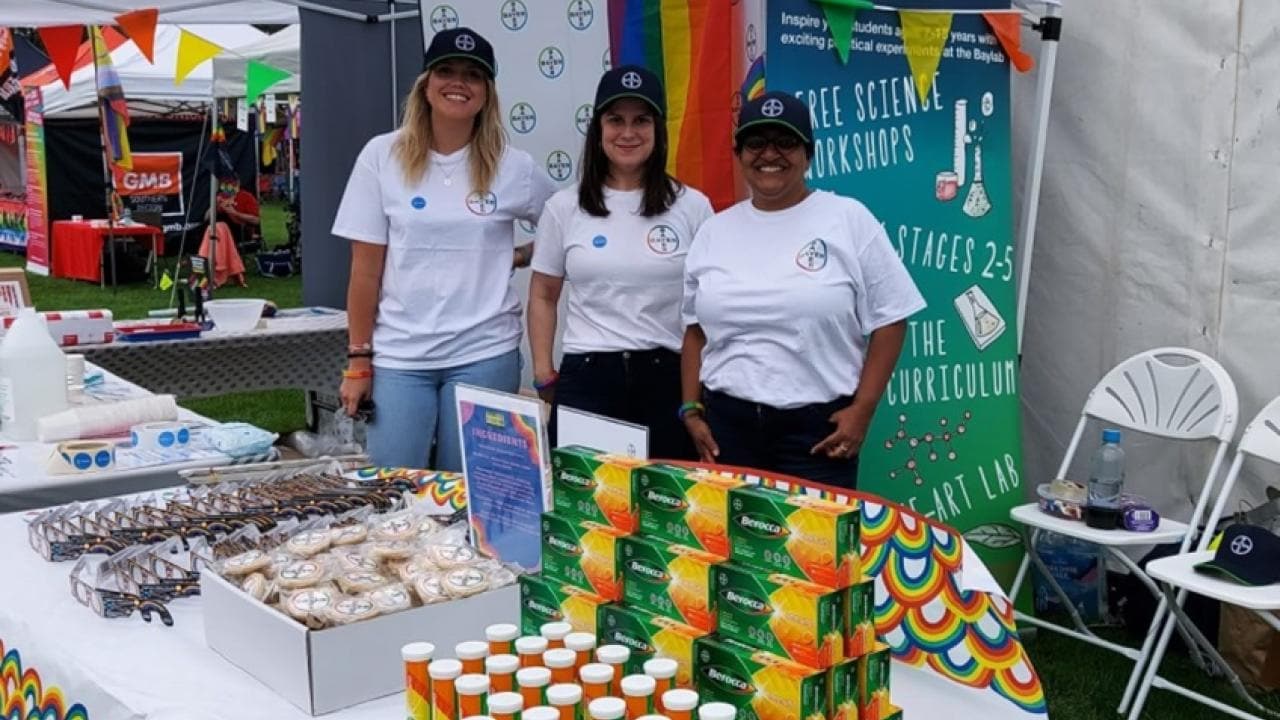 Bayer Pride stand 2023